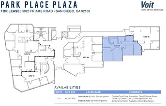 5920 Friars Rd, San Diego, CA for rent Floor Plan- Image 1 of 1