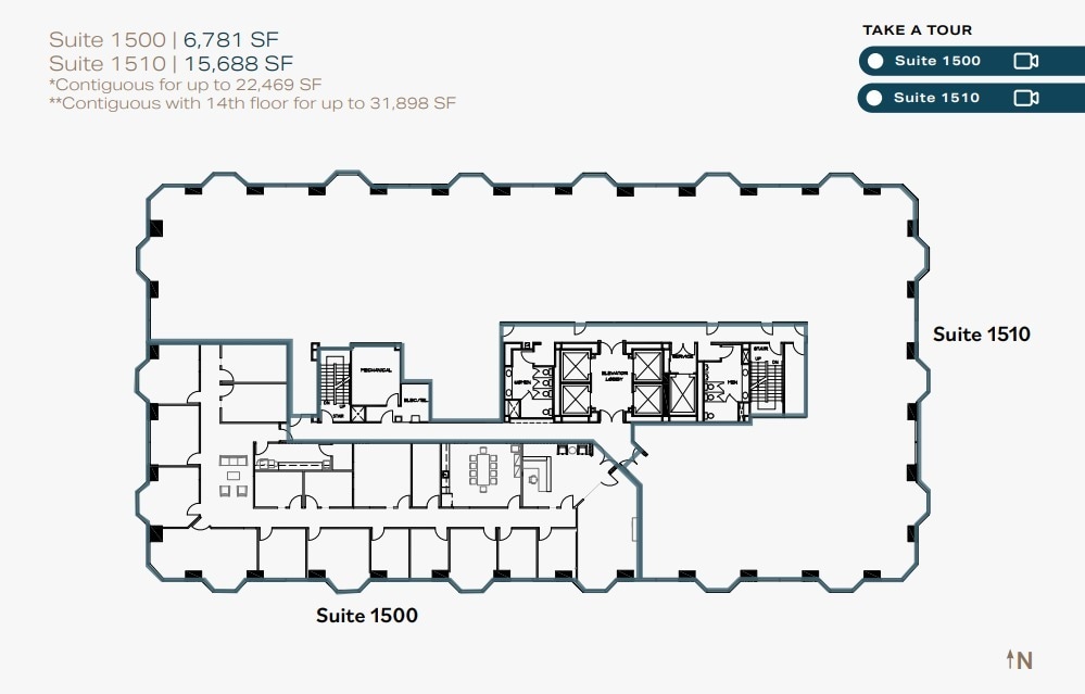 550 W C St, San Diego, CA to rent Floor Plan- Image 1 of 1