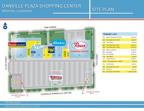 1900-2020 Louisville Ave, Monroe, LA for rent Site Plan- Image 2 of 2