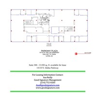 14110 N Dallas Pky, Dallas, TX for rent Floor Plan- Image 1 of 1