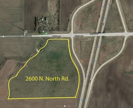 E 2600 N Rd, Odell, IL - aerial  map view