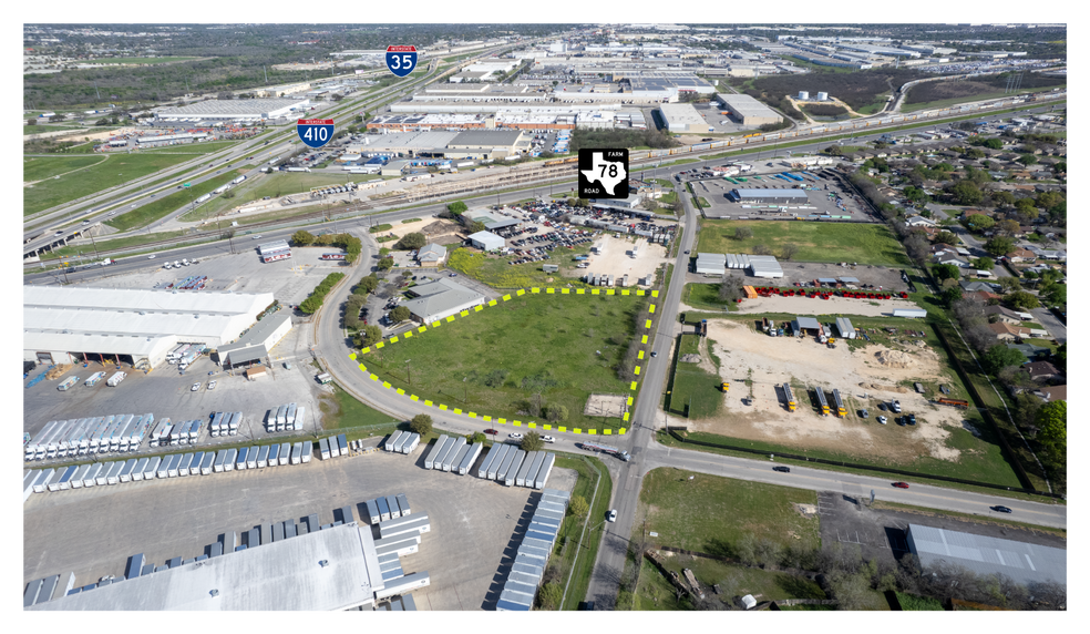 3 acres on Springfield Dr, San Antonio, TX for rent - Building Photo - Image 1 of 9