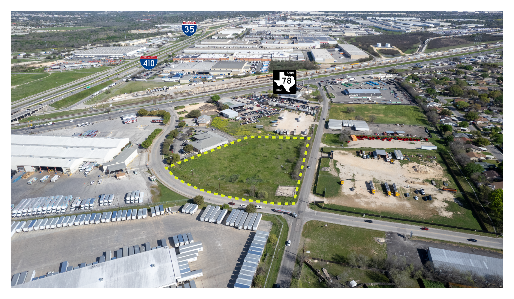 3 acres on Springfield Dr, San Antonio, TX to rent Building Photo- Image 1 of 10