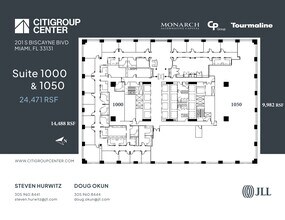 201 S Biscayne Blvd, Miami, FL for rent Site Plan- Image 1 of 1