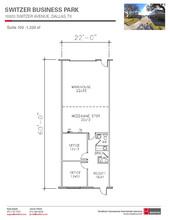 10930 Switzer Ave, Dallas, TX for rent Floor Plan- Image 1 of 1