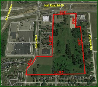 More details for 12414 Hall Rd, Sterling Heights, MI - Land for Rent