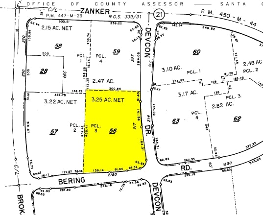 215-217 Devcon Dr, San Jose, CA for rent - Plat Map - Image 3 of 9