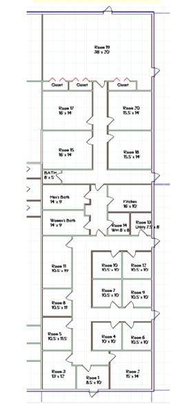 2202 Fayetteville Rd, Rockingham, NC for rent - Floor Plan - Image 2 of 8