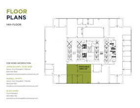 919 E Main St, Richmond, VA for rent Floor Plan- Image 1 of 1