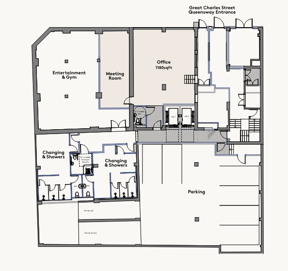 50 Great Charles Street Queensway, Birmingham for rent Floor Plan- Image 1 of 1