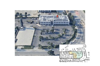 E Cooley Dr, Colton, CA - aerial  map view