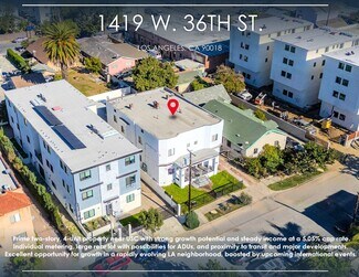 More details for 1416 W 36th St, Los Angeles, CA - Build-to-Rent for Sale