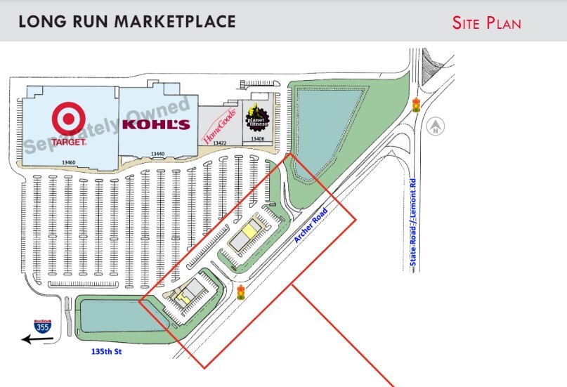 13448-13462 S Archer Ave, Lemont, IL for sale - Site Plan - Image 1 of 1