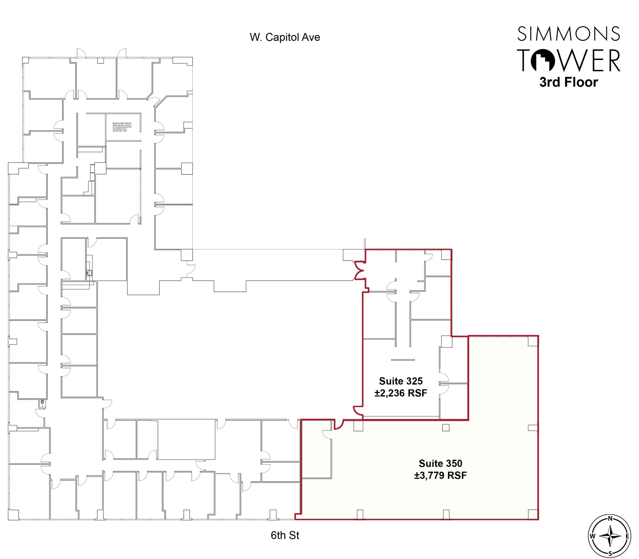 425 W Capitol Ave, Little Rock, AR to rent Floor Plan- Image 1 of 2