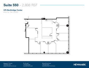 375 Northridge Rd, Atlanta, GA to rent Floor Plan- Image 1 of 1