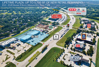 Highway 6 & Sienna Ranch Rd, Missouri City, TX for rent Aerial- Image 1 of 4