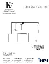 3001-3003 Knox St, Dallas, TX to rent Floor Plan- Image 1 of 1