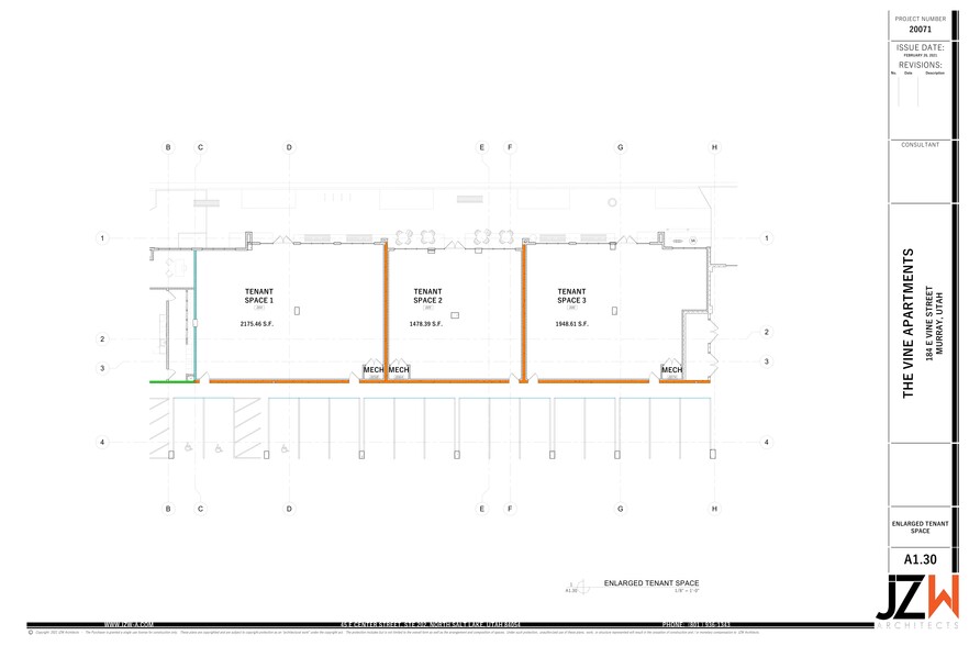 184 E Vine St, Murray, UT for rent - Site Plan - Image 2 of 2