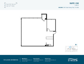 2901 N Dallas Pky, Plano, TX for rent Floor Plan- Image 1 of 2