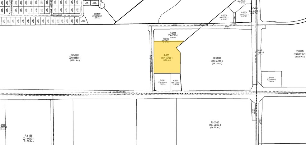 1241 Prosper Commons Blvd, Prosper, TX for rent - Plat Map - Image 2 of 8