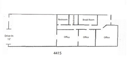 4407-4417 Professional Pky, Groveport, OH for rent Floor Plan- Image 1 of 1