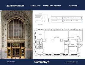 233 Broadway, New York, NY to rent Floor Plan- Image 1 of 1