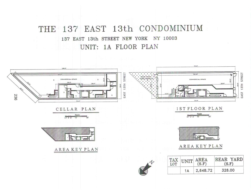 137 E 13th St, New York, NY 10003 - Unit 1A -  - Floor Plan - Image 1 of 1