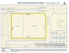 1347 Cottonwood ln, Casa Grande, AZ for sale Plat Map- Image 1 of 2