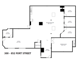 852 Fort St, Victoria, BC for rent Floor Plan- Image 1 of 1