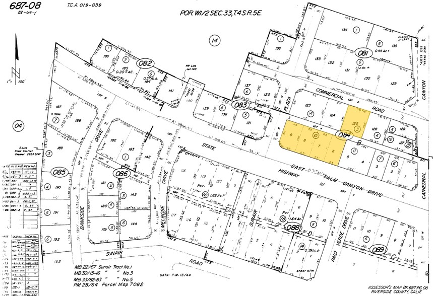 68406 Highway 111, Cathedral City, CA for rent - Plat Map - Image 2 of 8