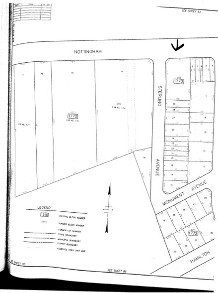 2201 Nottingham Way, Hamilton, NJ for sale - Plat Map - Image 1 of 1