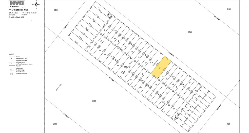 550 55th St, Brooklyn, NY for sale - Plat Map - Image 3 of 3