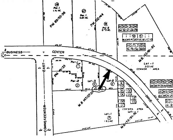 1884 Business Center Dr, San Bernardino, CA for rent - Plat Map - Image 2 of 5