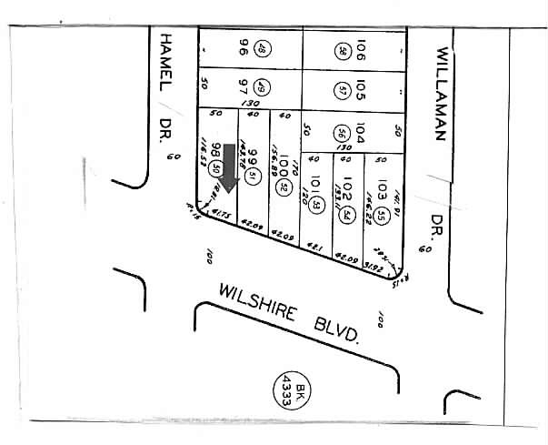 8693 Wilshire Blvd, Beverly Hills, CA for rent - Plat Map - Image 2 of 9