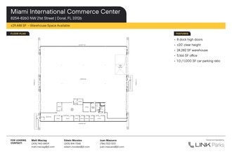 7950-7966 NW 14th St, Miami, FL to rent Site Plan- Image 1 of 4
