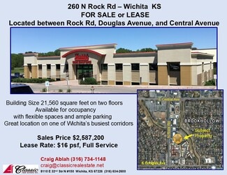 More details for 260 N Rock Rd, Wichita, KS - Office for Sale