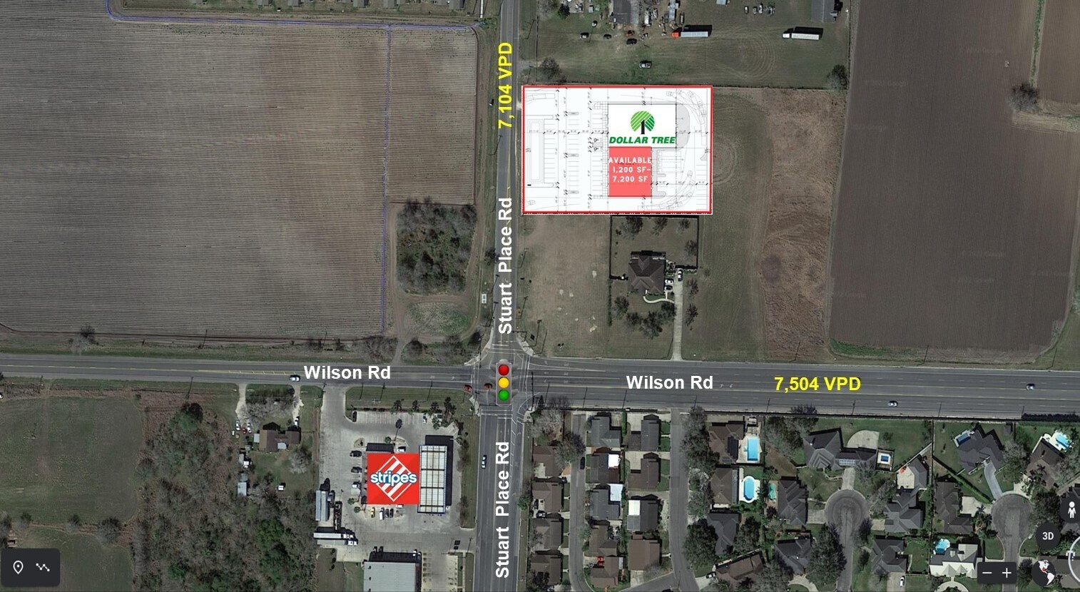 Stuart Place Rd & Wilson Road, Harlingen 78552 Dollar Tree Primera