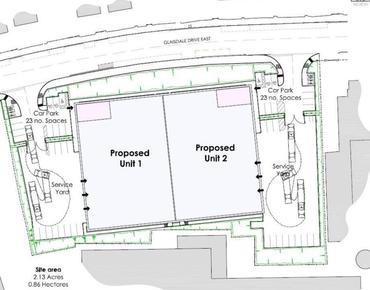 Glaisdale Dr E, Nottingham for rent - Site Plan - Image 2 of 2