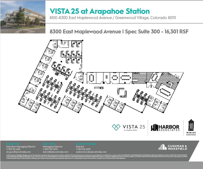 8100 E Maplewood Ave, Greenwood Village, CO for rent - Floor Plan - Image 1 of 1