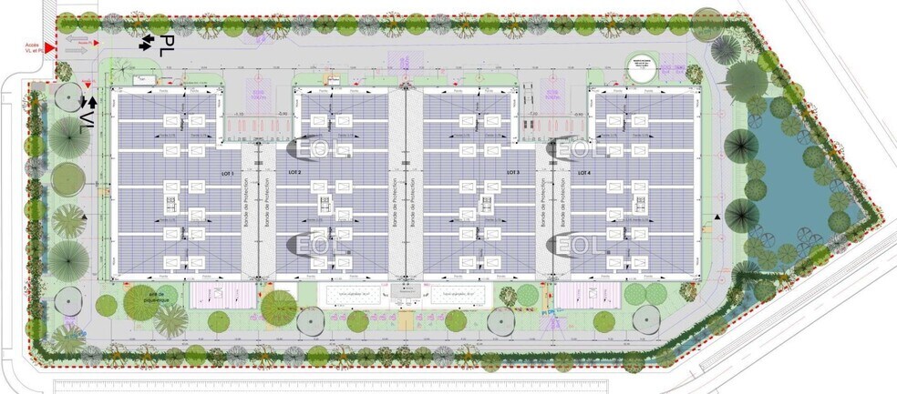 Industrial in Louvres to rent - Site Plan - Image 3 of 4
