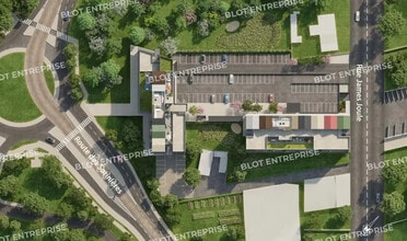 Rezé - Aerial  map view