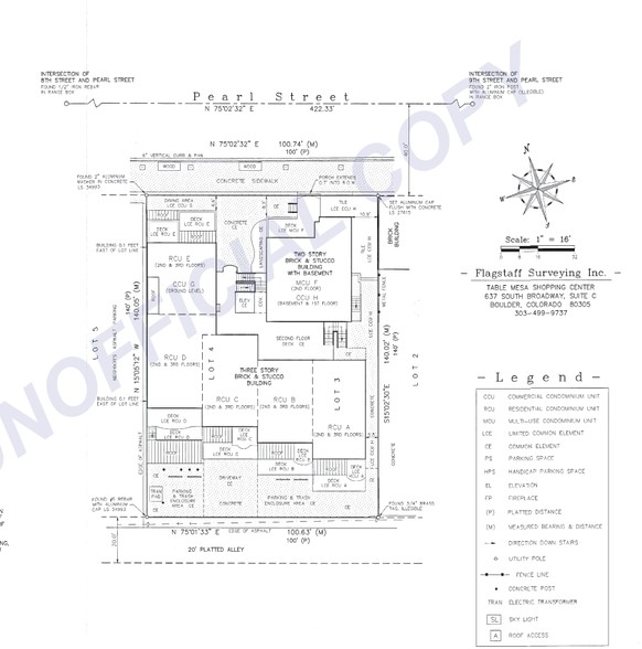 820 Pearl St, Boulder, CO for sale - Plat Map - Image 3 of 3