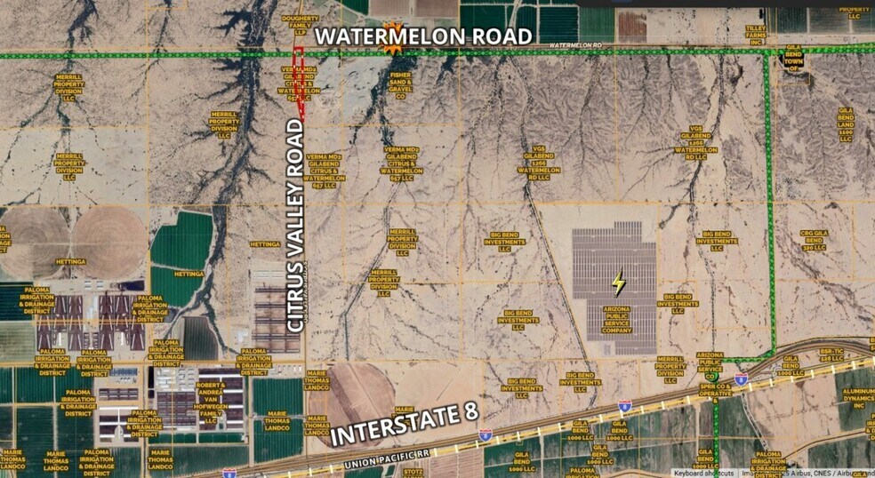 Watermelon Road Rd, Gila Bend, AZ for sale - Aerial - Image 2 of 2