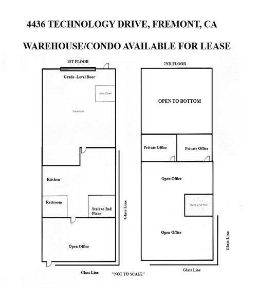 4436 Technology Dr, Fremont, CA for rent - Floor Plan - Image 2 of 4