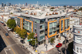 899 Valencia St, San Francisco, CA - aerial  map view