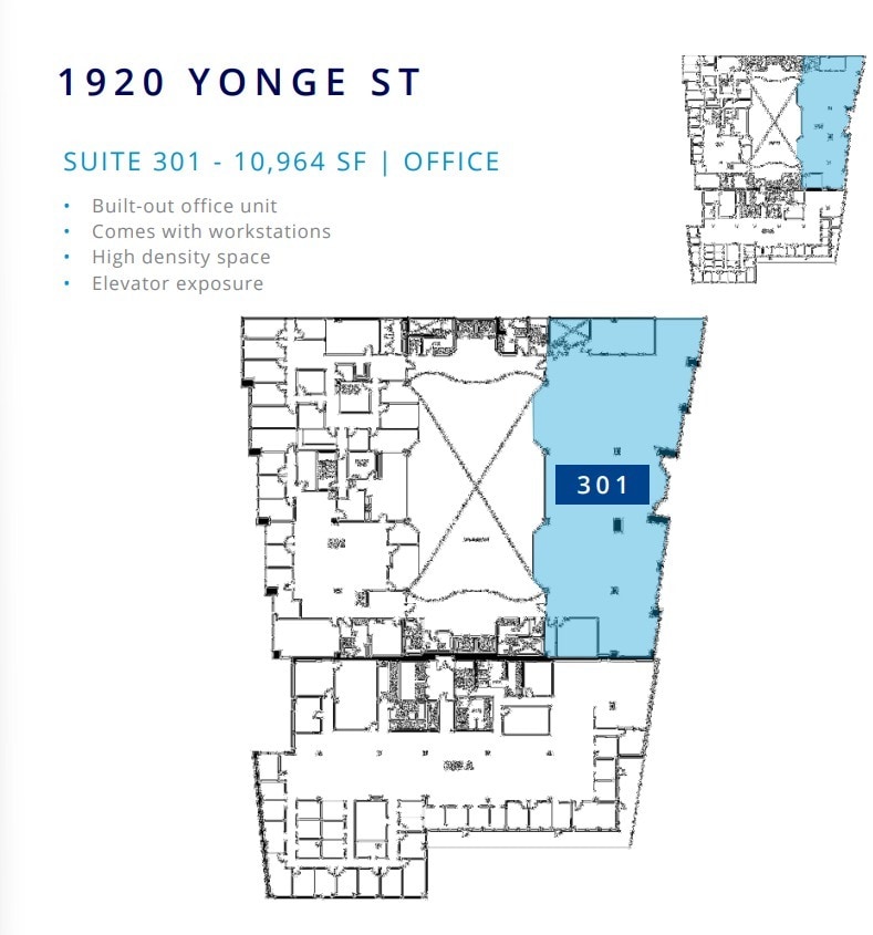 1910-1920 Yonge St, Toronto, ON to rent Floor Plan- Image 1 of 1