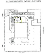 122 S Michigan Ave, Chicago, IL to rent Floor Plan- Image 1 of 1