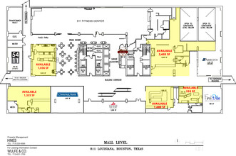 811 Louisiana St, Houston, TX for rent Site Plan- Image 1 of 1