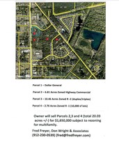 Charlie Smith Sr Hwy, Saint Marys, GA - aerial  map view