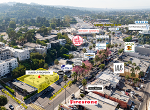 11908-11910 Ventura Blvd, Studio City, CA - AERIAL  map view - Image1